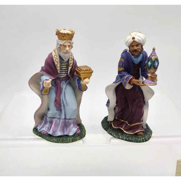 Thomas Kinkade Hawthorne Village Nativity 15 Piece Set 2007 Christmas Holiday - Picture 4 of 14